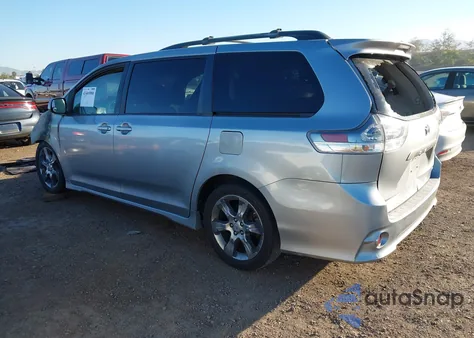 2011 Toyota Sienna Se из США, поврежденный, VIN 5TDXK3DC5BS047474